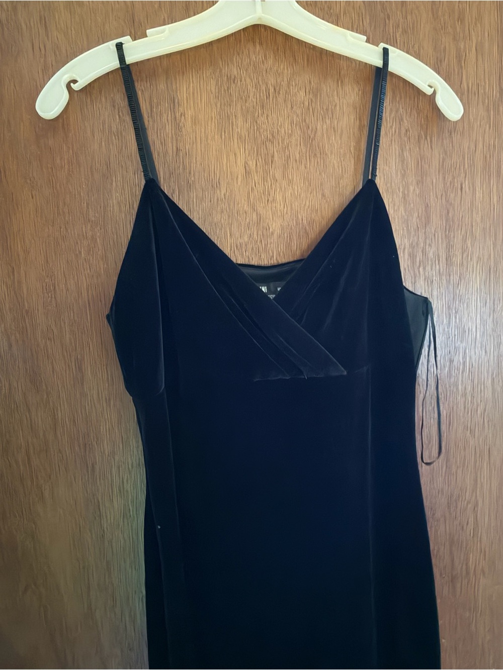 Velvet Black long dress, size 8.
